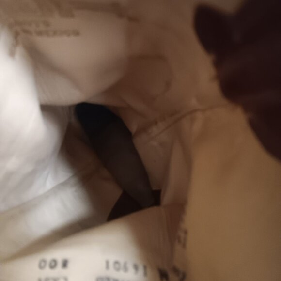 Womens Mexican Cowgirl Boots 9M Western Corral Buckle Stacked Heel Cowboy Mexico - Picture 14 of 14